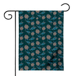 Blue Sea Turtle Pattern Print House Flag
