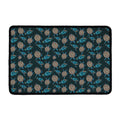 Blue Sea Turtle Pattern Print Kitchen Mat