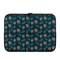 Blue Sea Turtle Pattern Print Laptop Sleeve