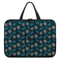 Blue Sea Turtle Pattern Print Laptop Sleeve With Handle