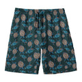 Blue Sea Turtle Pattern Print Men's Swim Trunks
