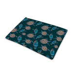 Blue Sea Turtle Pattern Print Pet Cooling Mat Cover