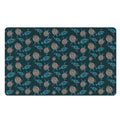 Blue Sea Turtle Pattern Print Polyester Doormat