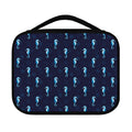 Blue Seahorse Pattern Print Classic Bible Case