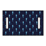 Blue Seahorse Pattern Print Golf Cart Seat Cover