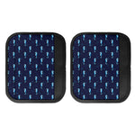 Blue Seahorse Pattern Print Handle Covers