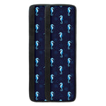 Blue Seahorse Pattern Print Refrigerator Handle Covers