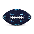 Blue Seahorse Pattern Print Rugby Ball