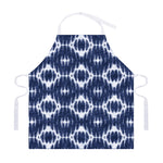 Blue Shibori Print Adjustable Apron