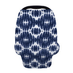 Blue Shibori Print Baby Seat Cover