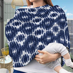 Blue Shibori Print Baby Seat Cover