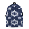 Blue Shibori Print School Backpack