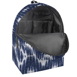 Blue Shibori Print Backpack