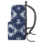 Blue Shibori Print Backpack