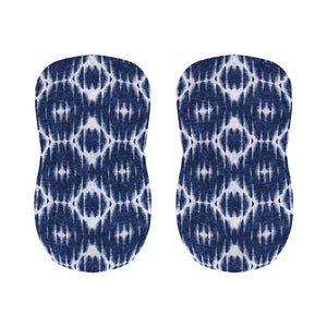 Blue Shibori Print Bar Stool Covers