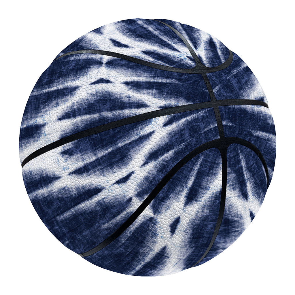Blue Shibori Print Basketball