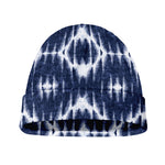 Blue Shibori Print Beanie