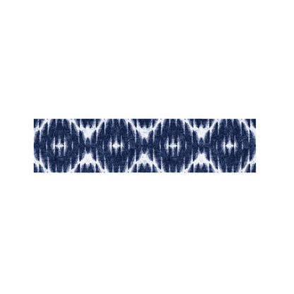 Blue Shibori Print Bed Runner
