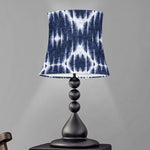 Blue Shibori Print Bell Lamp Shade