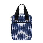 Blue Shibori Print Bible Tote Bag
