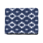 Blue Shibori Print Bifold Wallet