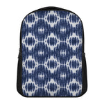 Blue Shibori Print Casual Backpack