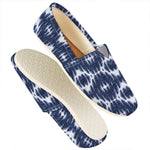 Blue Shibori Print Casual Shoes