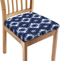 Blue Shibori Print Chair Cushion Cover