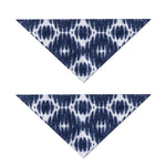 Blue Shibori Print Dog Bandana