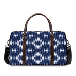 Blue Shibori Print Duffle Bag