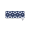 Blue Shibori Print Extended Mouse Pad