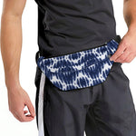 Blue Shibori Print Fanny Pack