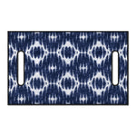 Blue Shibori Print Golf Cart Seat Cover