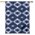 Blue Shibori Print House Flag
