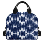 Blue Shibori Print Insulated Lunch Bag