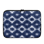 Blue Shibori Print Laptop Sleeve