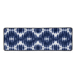 Blue Shibori Print Long Kitchen Mat