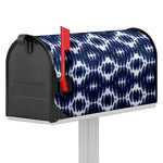 Blue Shibori Print Mailbox Cover