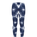 Blue Shibori Print Men's Leggings