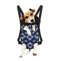 Blue Shibori Print Pet Carrier Backpack