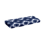 Blue Shibori Print Piano Keyboard Cover