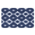 Blue Shibori Print Polyester Doormat