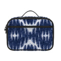 Blue Shibori Print Portable Lunch Bag