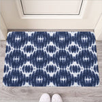 Blue Shibori Print Rubber Doormat
