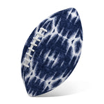 Blue Shibori Print Rugby Ball