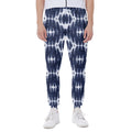 Blue Shibori Print Joggers
