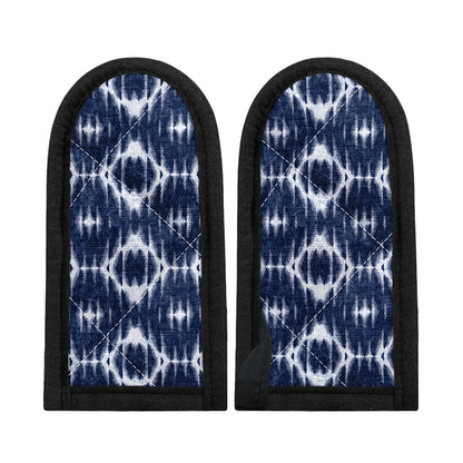 Blue Shibori Print Skillet Handle Cover