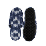 Blue Shibori Print Slippers