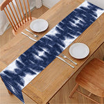 Blue Shibori Print Table Runner