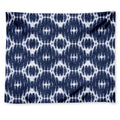 Blue Shibori Print Tapestry